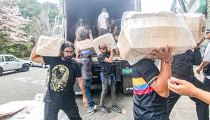 10/8: En «rockatón» de Antioquia se recolectaron 20 toneladas de ayudas para los damnificados